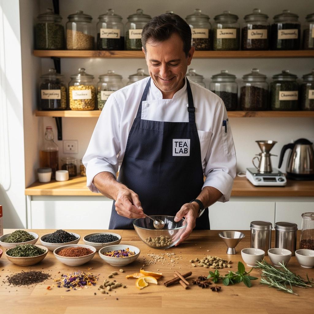 Tachibana arbatos pakuotė su japoniškais simboliais